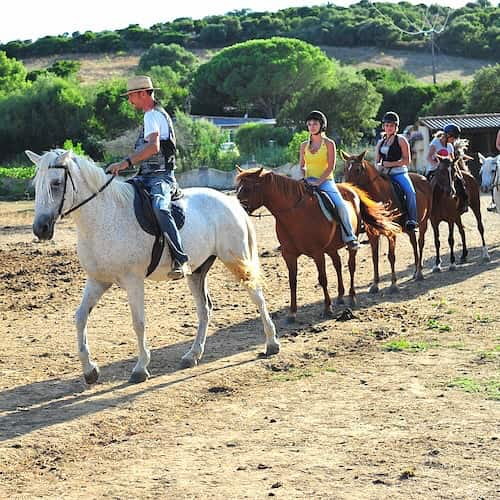 Des activités pour tous. L'équitation à La Chiappa