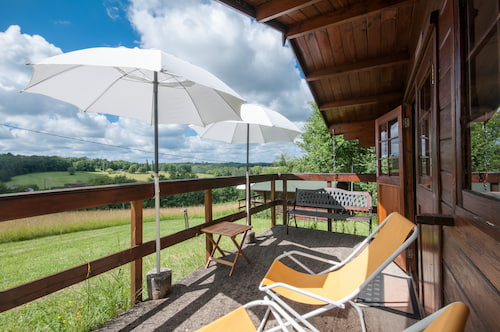 Location de chalet sans sanitaire Coteau de l'Herm en Dordogne
